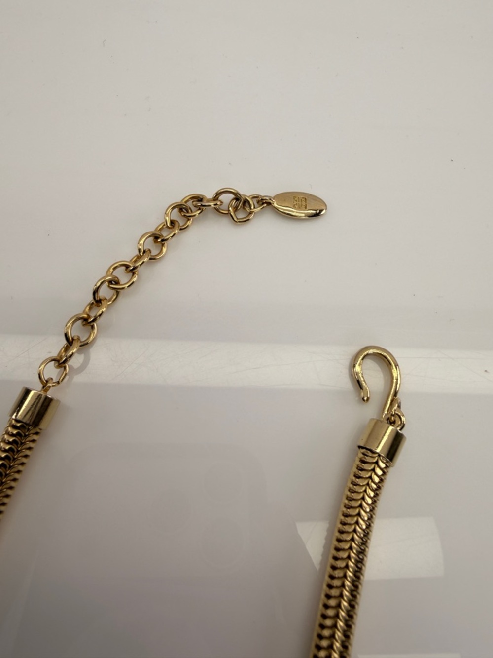 Givenchy Gold-Tone Statement Circle Pendant Necklace - Picture 7 of 8